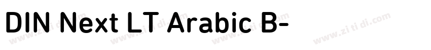 DIN Next LT Arabic B字体转换